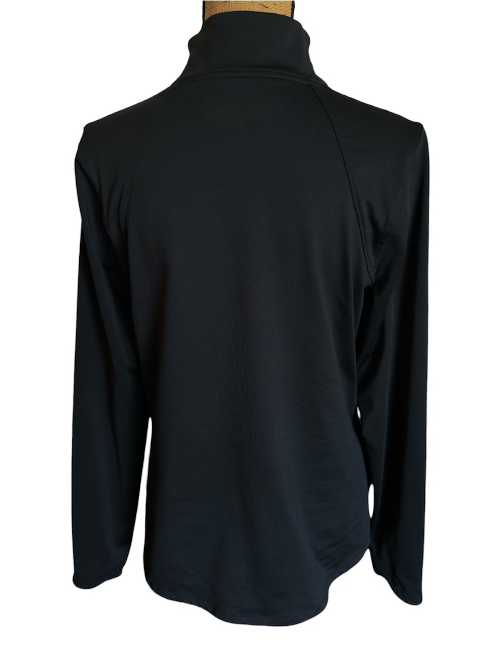 Under Armour Women’s Black ColdGear Fleece Lined Mock Neck Long Sleeve Top - Picture 2 of 7